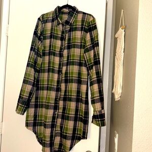 Flannel dress